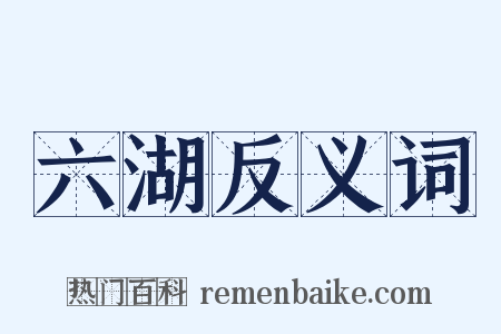 六湖反义词是什么意思的图片